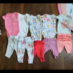 Newborn baby girl clothes